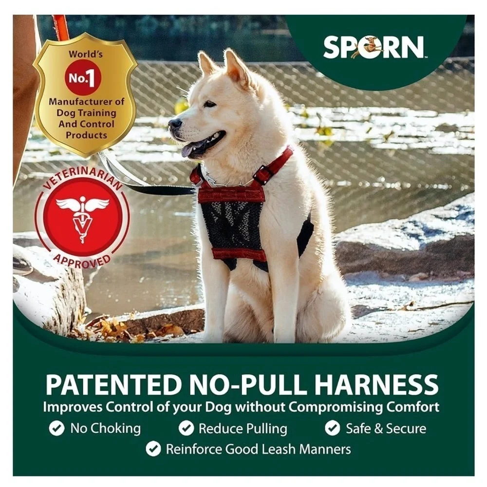 Sporn Stop Pulling Dog Harness size small